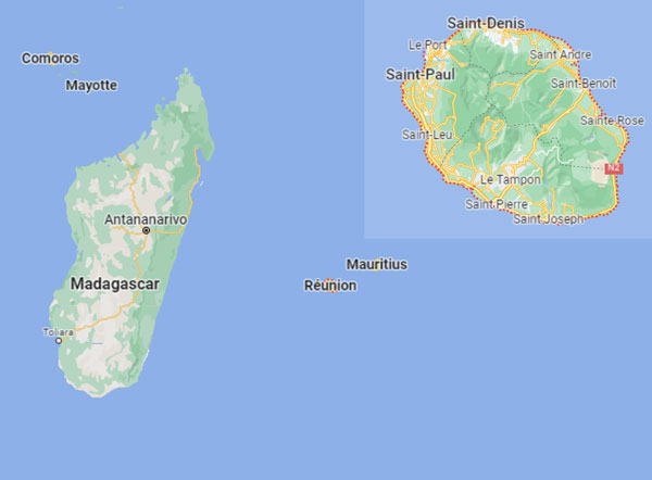 Reunion on Map